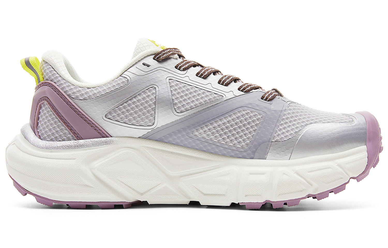 PEAK Cushioning Slip Resistant Rebound Low top Running Shoes Women’s Gray Purple