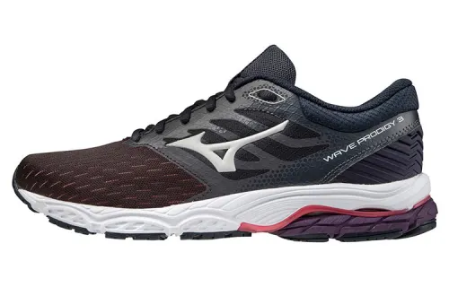 Mizuno Pro Wave Professional Breathable Cushioning Slip Resistant Low top Running Shoes Women's Black Red