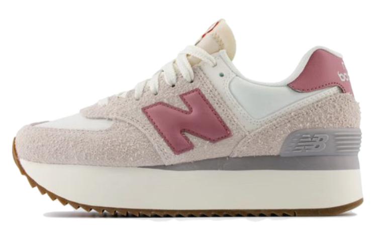 Женские кроссовки New Balance New Balance NB 574 (серо-розовые)