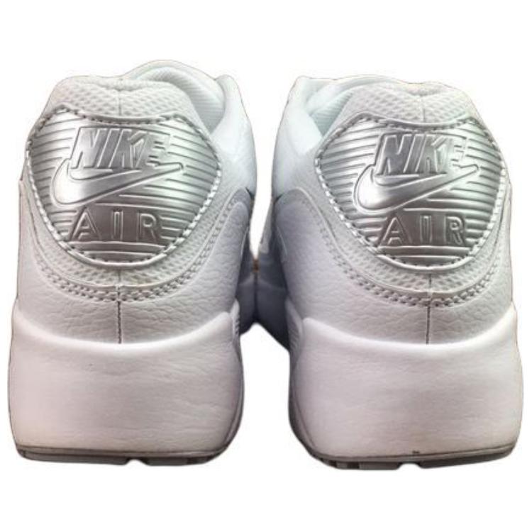 Nike Air Max 1 Low top Casual Running Shoes Unisex White Silver