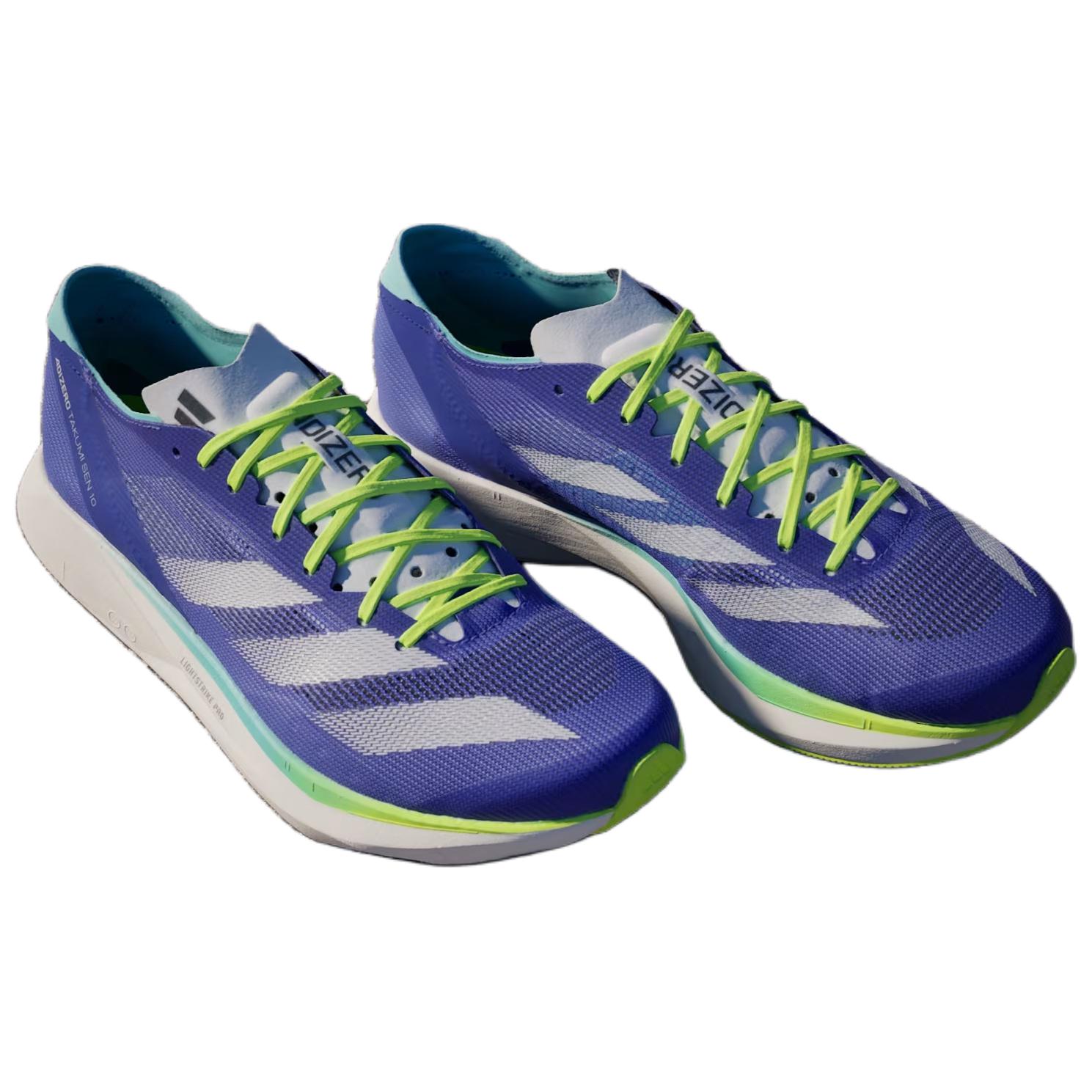 Adidas Adizero Takumi Sen 10 ‘Cobalt Blue Lucid Lemon’