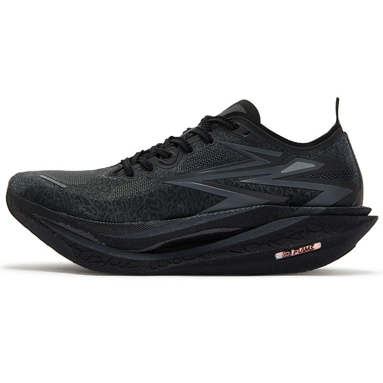 361° Flame 4 Low top Casual Running Shoes Unisex Black Gray