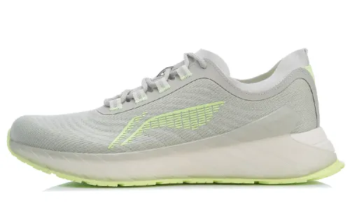 Li Ning Lightweight Rebound Cushioning Rebound Cushioning Low top Running Shoes Unisex Bud Yellow Gray