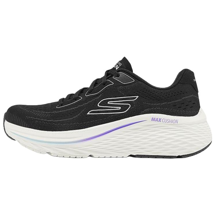 Skechers Skechers MAX CUSHION comfortable, soft, supportive and rebound low-top running shoes for women, black