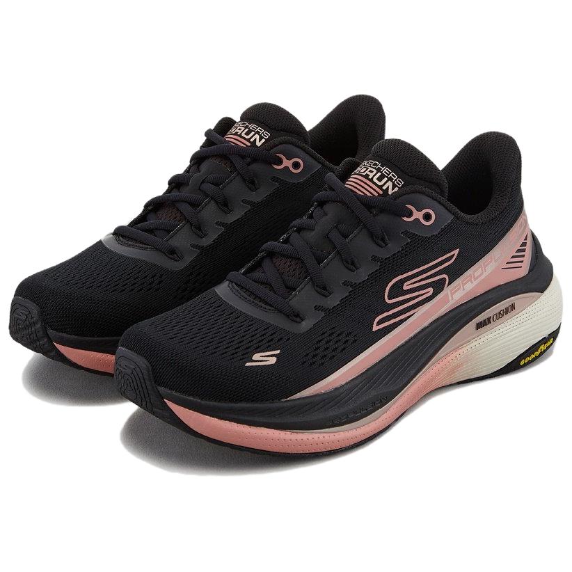 Skechers Max Cushioning Wear resistant And Lightweight Low top Casual Running Shoes Women’s Black