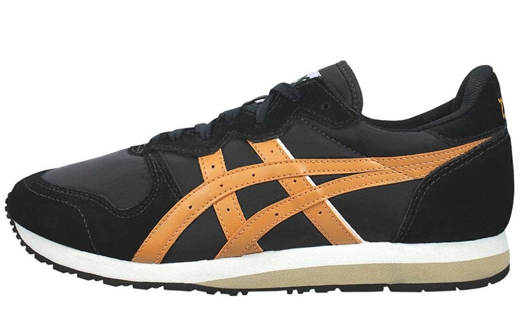 Asics Curreo 2 Abrasion Resistant Low top Running Shoes Men's Black Yellow