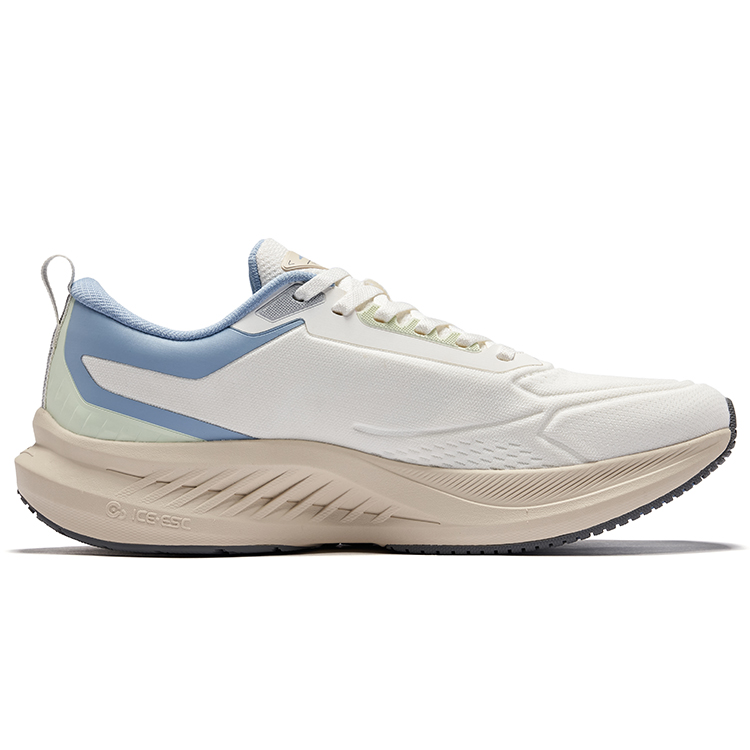 Erke Tissot 4 Running Shoes Men’s Low Top Microcrystal White Powder Blue