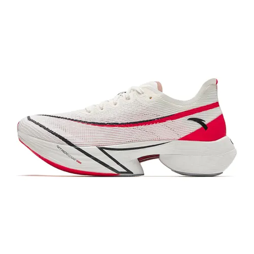 Anta C10 Pro Slip Resistant Abrasion Resistant Cushioning Low top Casual Running Shoes Women's White Red Black