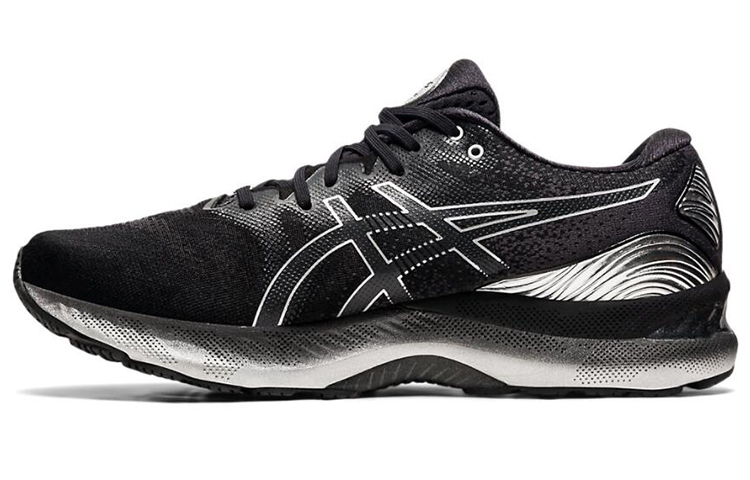 Мужские кроссовки ASICS GEL-Nimbus 23 (черно-серебристые)