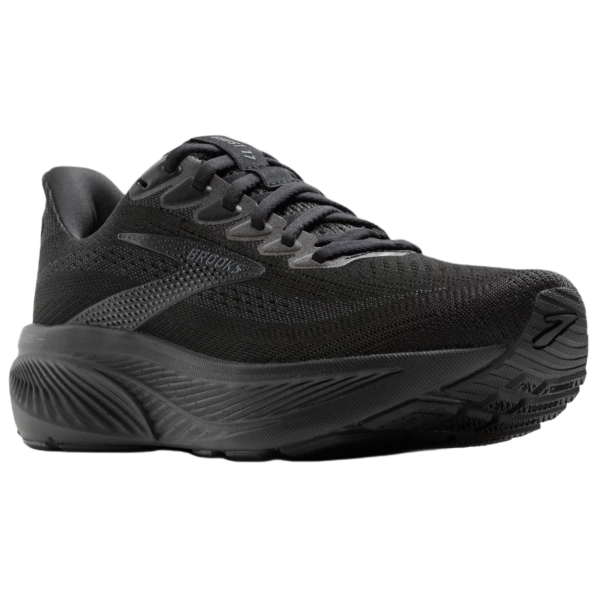 Brooks Ghost 17 Soft And Comfortable Slip Resistant Abrasion Resistant Low top Casual Running Shoes Men’s Black