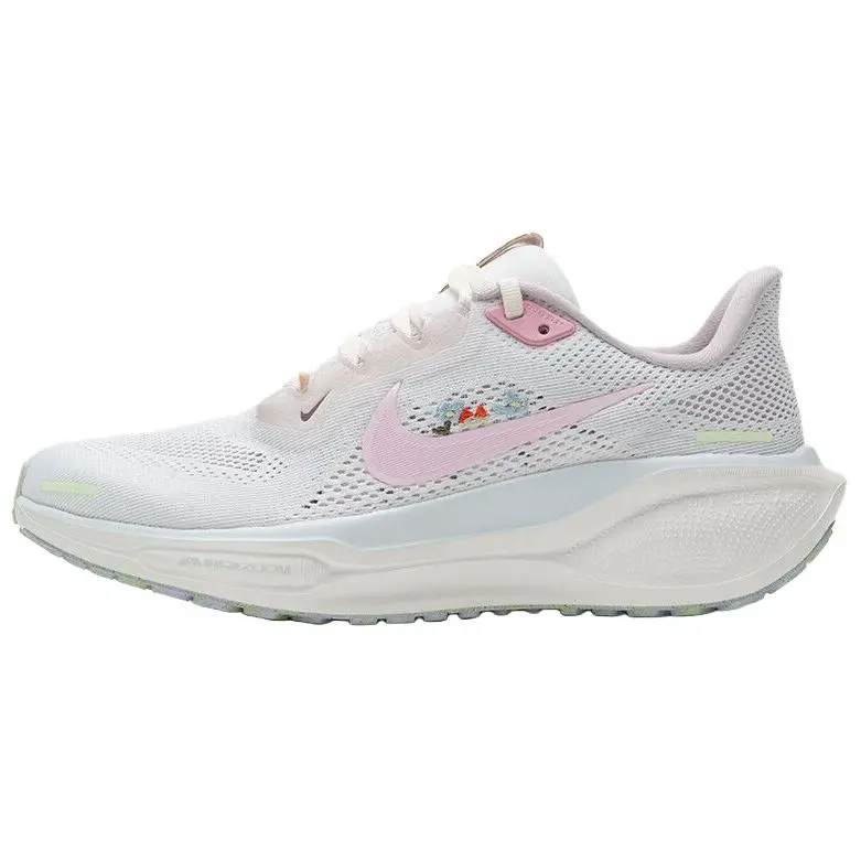 Nike Pegasus 41 Abrasion Resistant Breathable Low top Casual Running Shoes Women's White