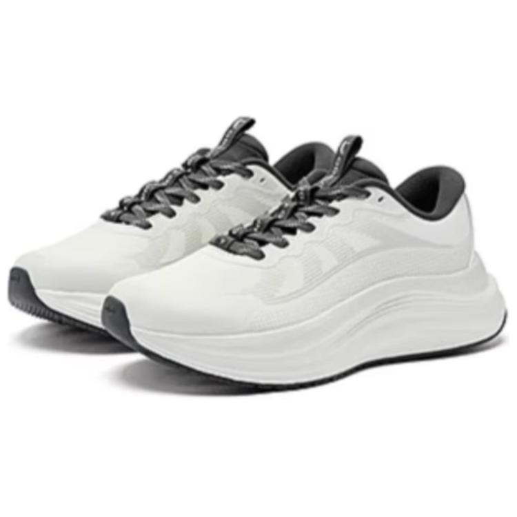 QIAODAN Cushioning Slip Resistant Low top Casual Running Shoes Women’s White Black