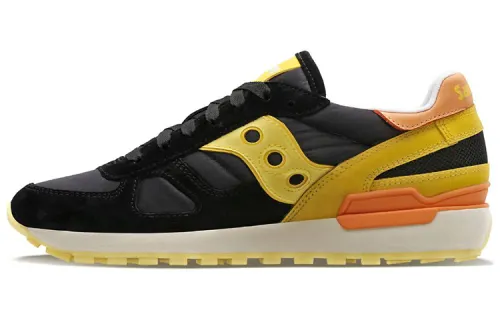 saucony Shadow Original Black Yellow Orange Women's