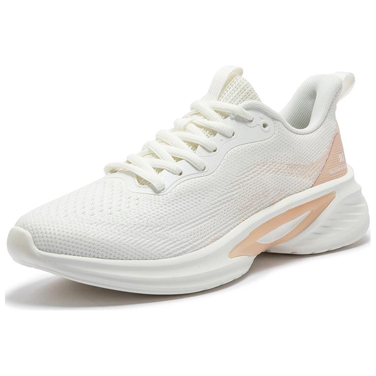 361° Slip Resistant Abrasion Resistant Low top Casual Running Shoes Women’s White Orange