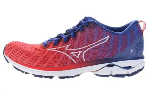 Mizuno Rider 23 Slip Resistant Abrasion Resistant Low top Running Shoes Women's Blue Red