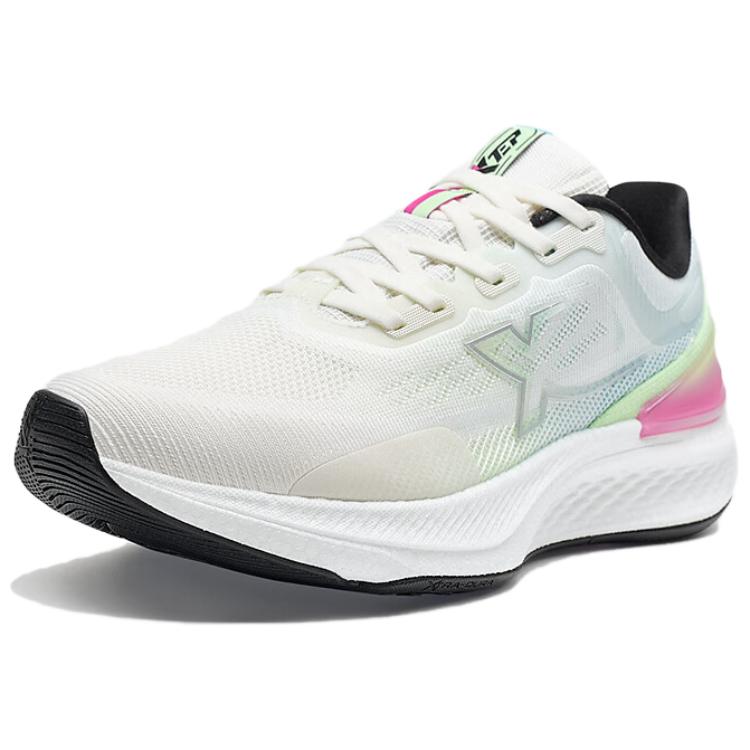 XTEP Cushioning Rebound Cushioning Rebound Low top Running Shoes Women’s White Pink Green