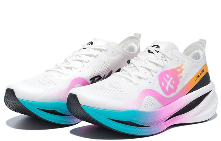 BMAI Jingtan FLY Low Top Running Shoes Men’s Blue Pink White