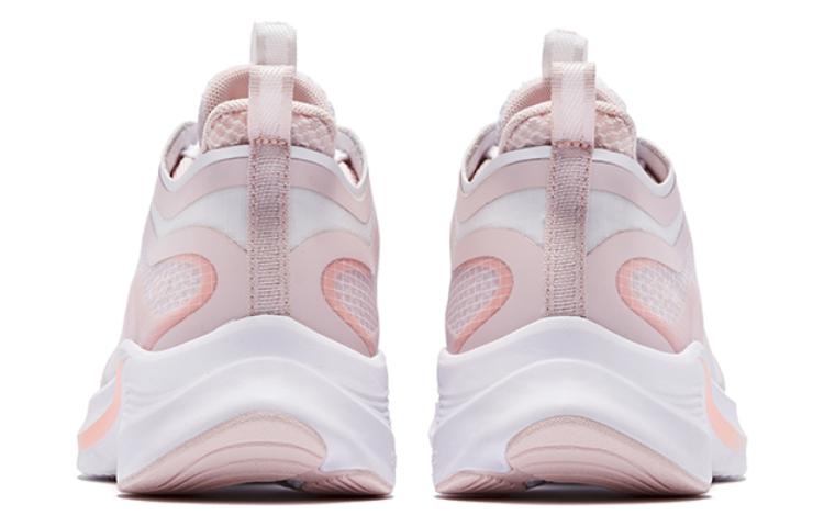 QIAODAN Light Speed 1.0 Rebound Cushioning Slip Resistant Low top Running Shoes Women’s White Pink