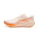 Li Ning Slip Resistant Abrasion Resistant Low top Casual Running Shoes Women's Beige Orange