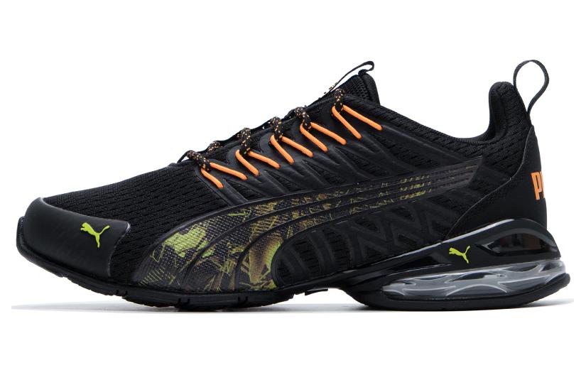 Кроссовки PUMA Voltaic Evo (черно-оранжево-зеленые)