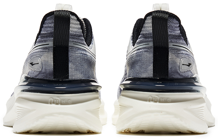 Erke Slip Resistant Abrasion Resistant Slip Resistant Abrasion Resistant Running Shoes Men’s Gray White