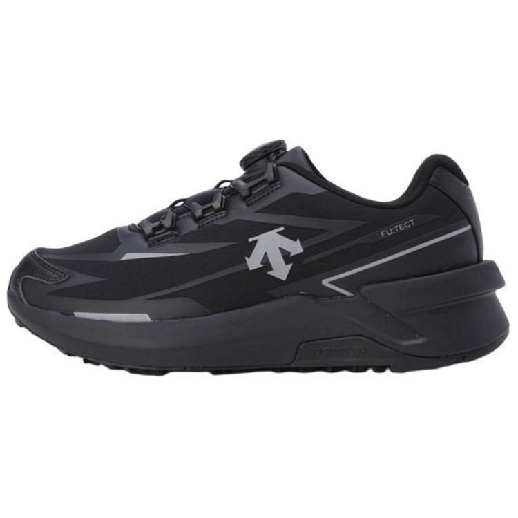 DESCENTE Futect Boa Soft And Comfortable Low top Running Shoes Unisex Black