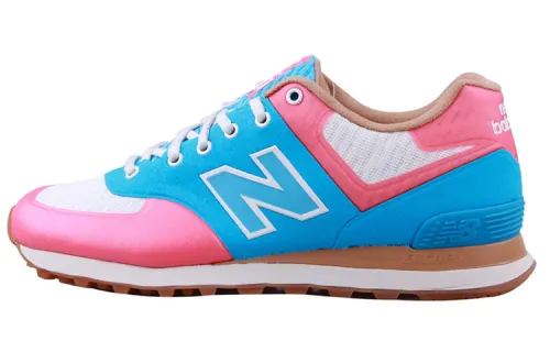 New Balance NB 574 Low top Running Shoes Unisex Blue Pink