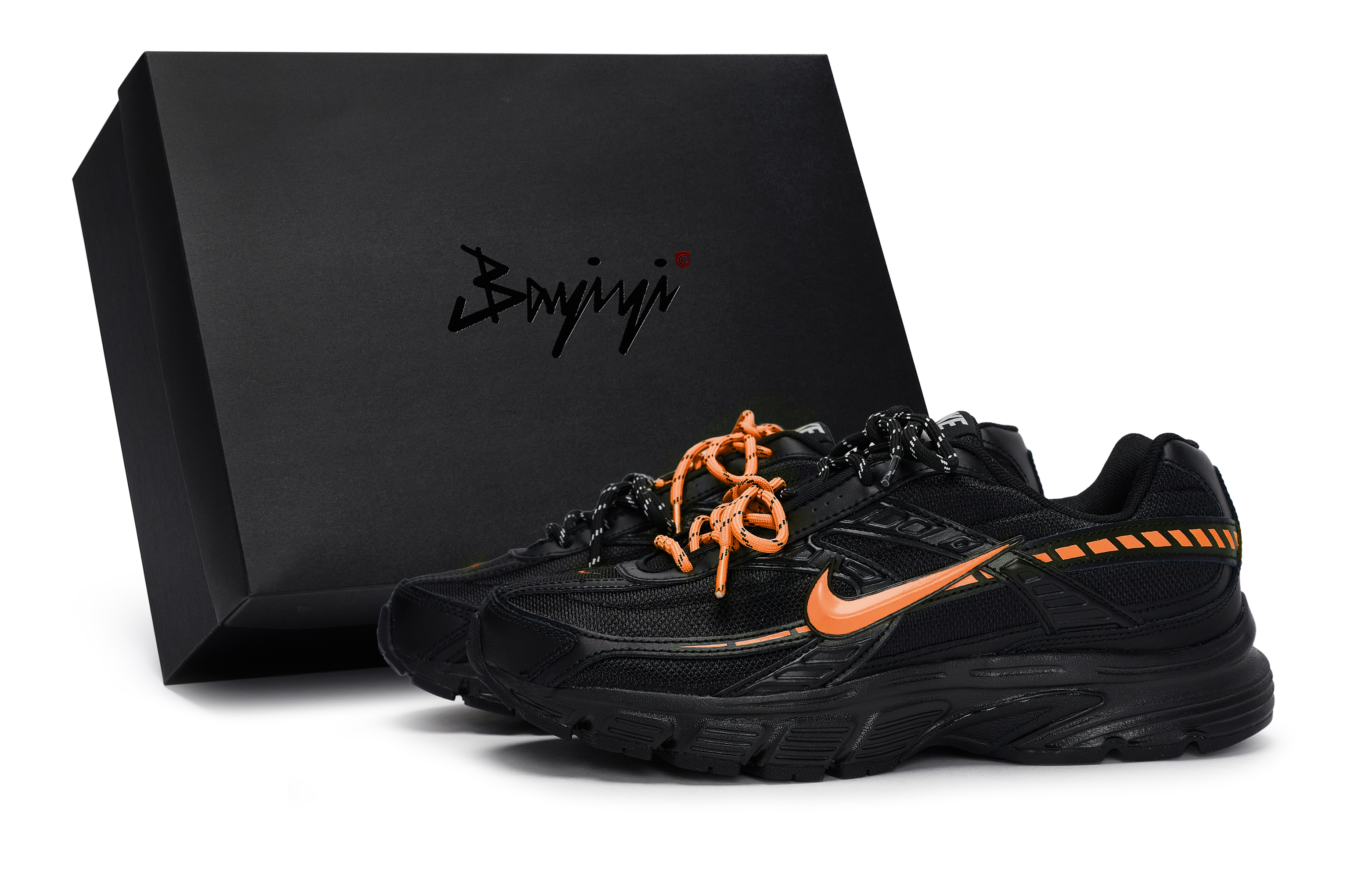 Nike Initiator Slip Resistant Abrasion Resistant Slip Resistant Abrasion Resistant Low top Running Shoes Men’s