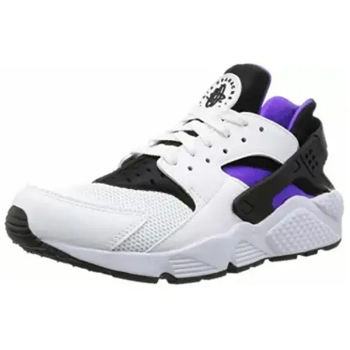 Nike Air Huarache White/Hyper Grp Black Purple Dynasty