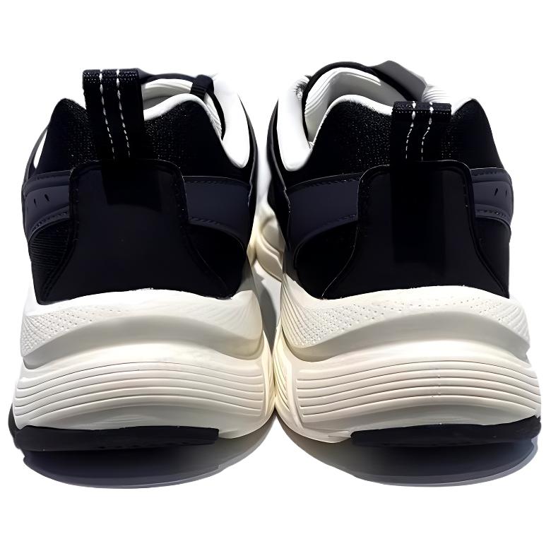 PEAK Cushioning Abrasion Resistant Cushioning, Wear Resistant Low top Running Shoes Men’s Black