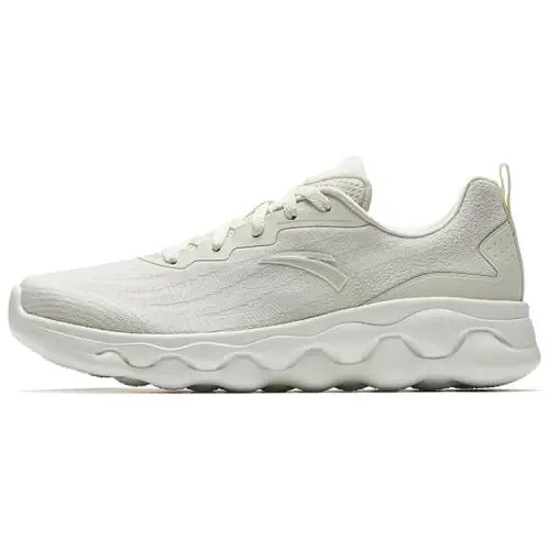 Anta Mianbomb 2 Cushioning Slip Resistant Breathable Low top Sprint Casual Running Shoes Women's Coarse Heather Gray
