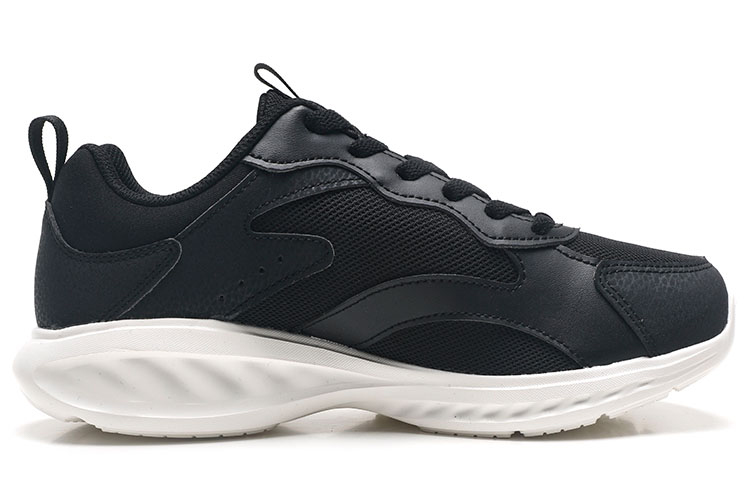 Anta Breathable Lightweight Breathable And Lightweight Low top Running Shoes Men’s Black Silver