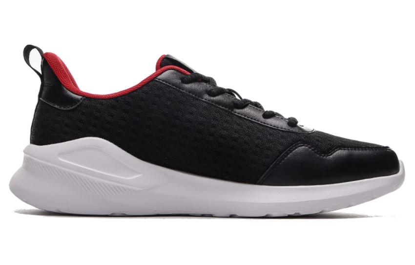 QIAODAN Abrasion Resistant, Breathable, Lightweight Low top Running Shoes Men’s Black Red