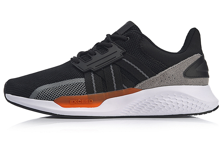 Li Ning Xingcheng 2 Support Low top Running Shoes Unisex Black Gray
