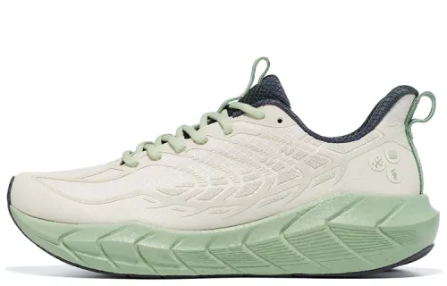 BMAI Bimax Expedition 4.0 Plus all-weather, water-repellent, warm, shock-absorbing, lightweight, mid-cut running shoe, men's green gray