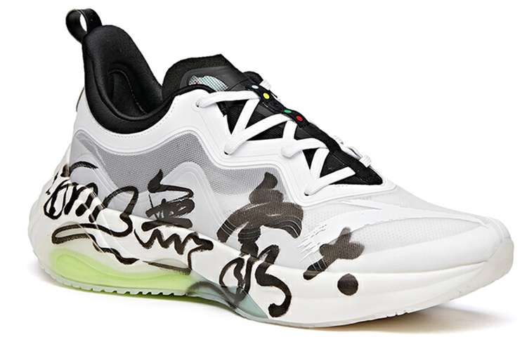 Anta Star Mountain Ink Rhythm · Flying White Low top Running Shoes Women’s Black White