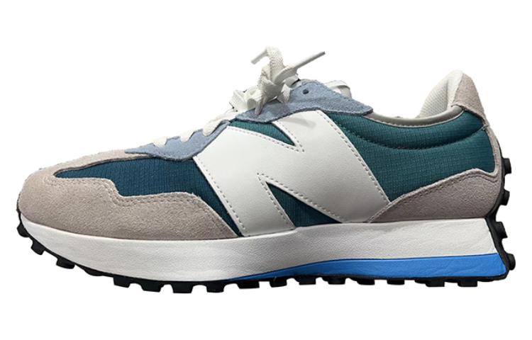 Мужские кроссовки New Balance 327 (серые / бирюзовые)