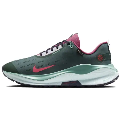 Nike InfinityRN 4 Slip Resistant Abrasion Resistant Low top Running Shoes Men's Green