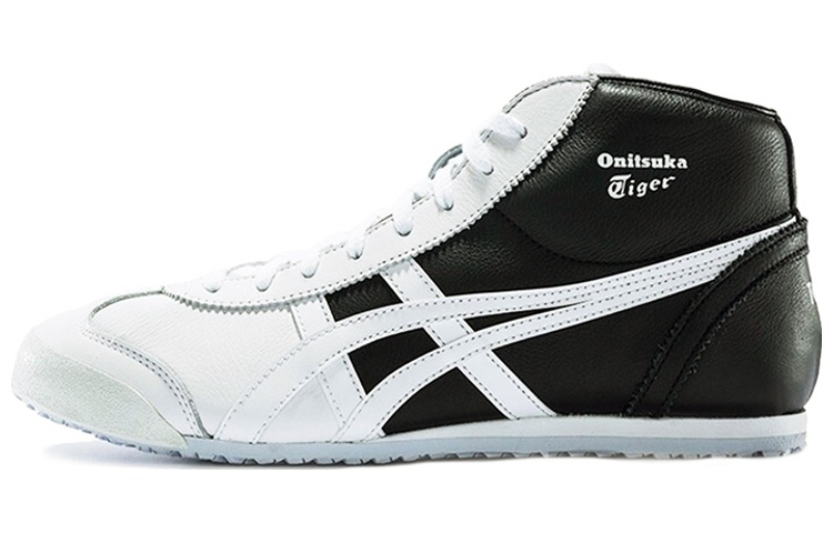 Кроссовки Onitsuka Onitsuka Tiger Mexico Mid Runner (бело-черные)