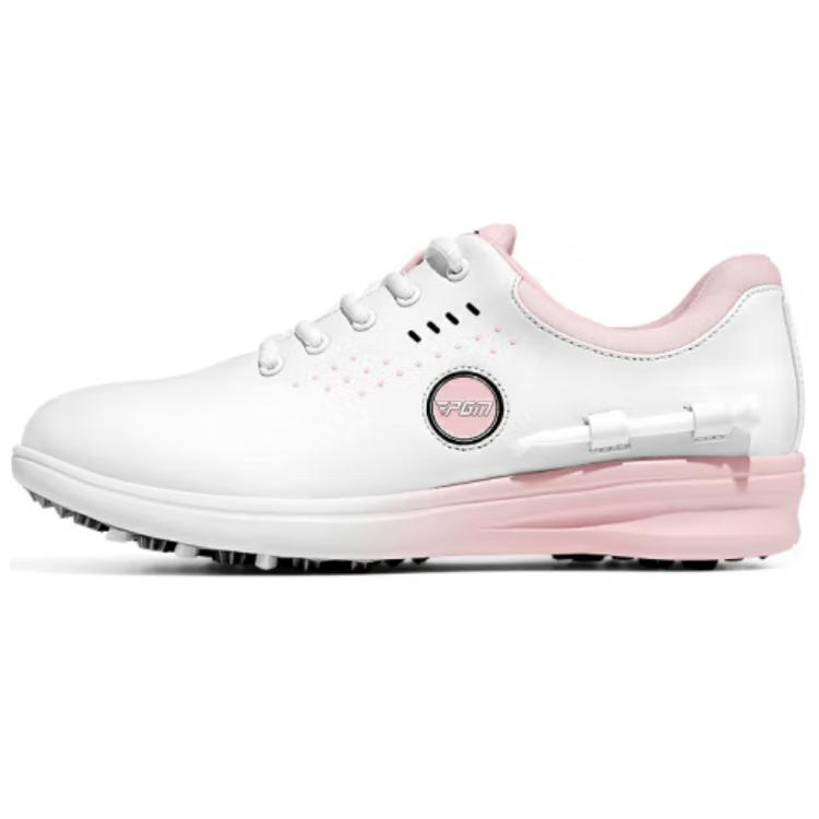 PGM Abrasion Resistant Waterproof Lightweight Low top Golf Shoes Women’s White Pink