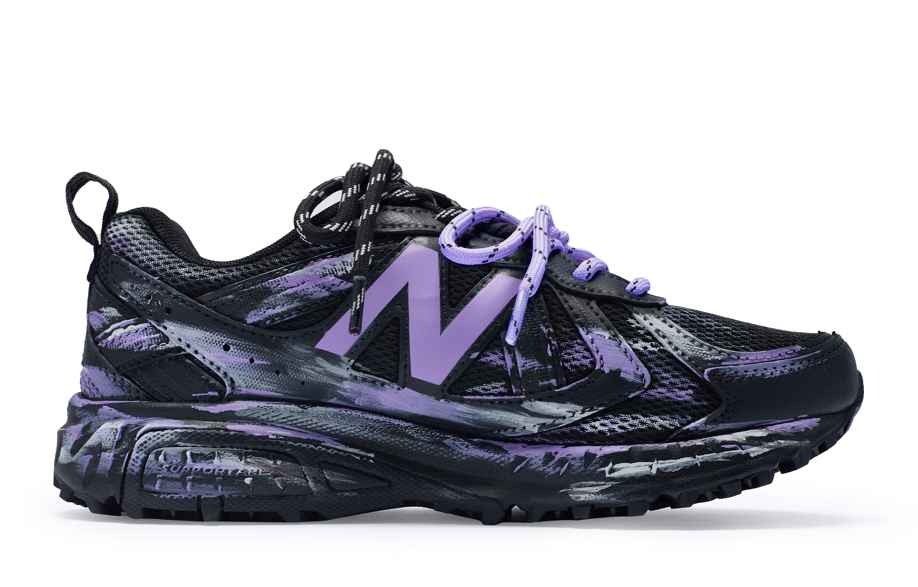 New Balance NB 410 V5 Breathable Coverage Breathable Coverage Low top Running Shoes Unisex Black Purple