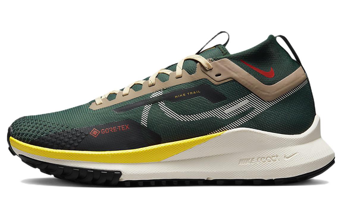 Nike React Pegasus Trail 4 Gore Tex Noble Green Picante Red