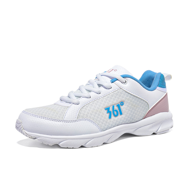 361° Cushioning Breathable Lightweight Low top Casual Running Shoes Women’s 361 Degrees White Calm Blue