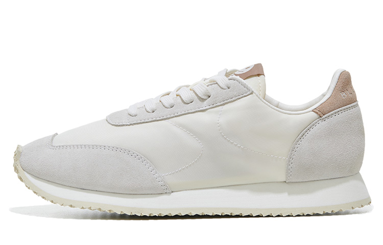 BLUMALI x Norman Walsh TDL Cushioning Anti-Slip And Wear-Resistant Low-Top Casual Running Shoes Unisex White Khaki
