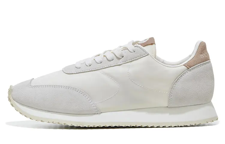 BLUMALI x Norman Walsh TDL Cushioning Anti-Slip And Wear-Resistant Low-Top Casual Running Shoes Unisex White Khaki