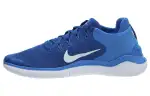 Nike Free RN 2018 Cushioning Slip Resistant Low top Running Shoes Men's Blue White