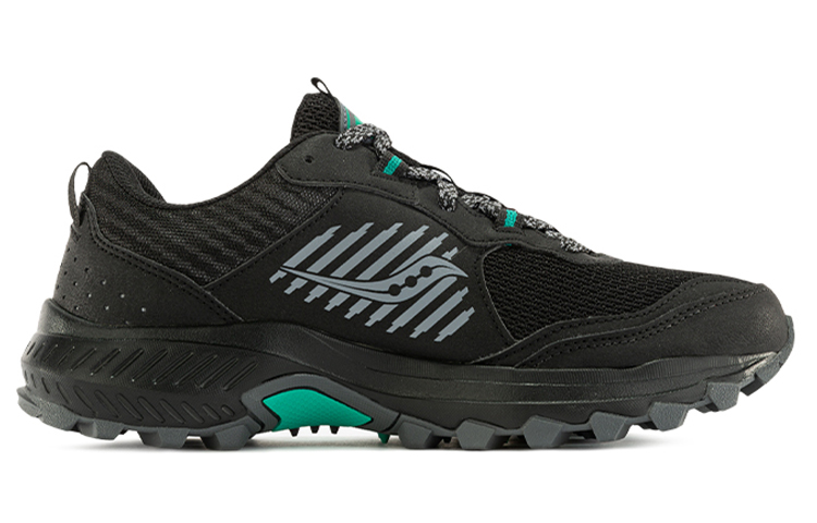 Saucony Excursion Running Shoes Women’s Low Top Black/Blue