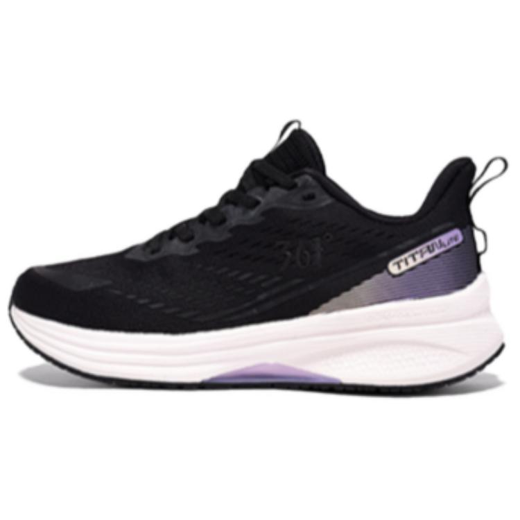 361° Slip Resistant Abrasion Resistant Slip Resistant Abrasion Resistant Low top Running Shoes Women’s Black Purple