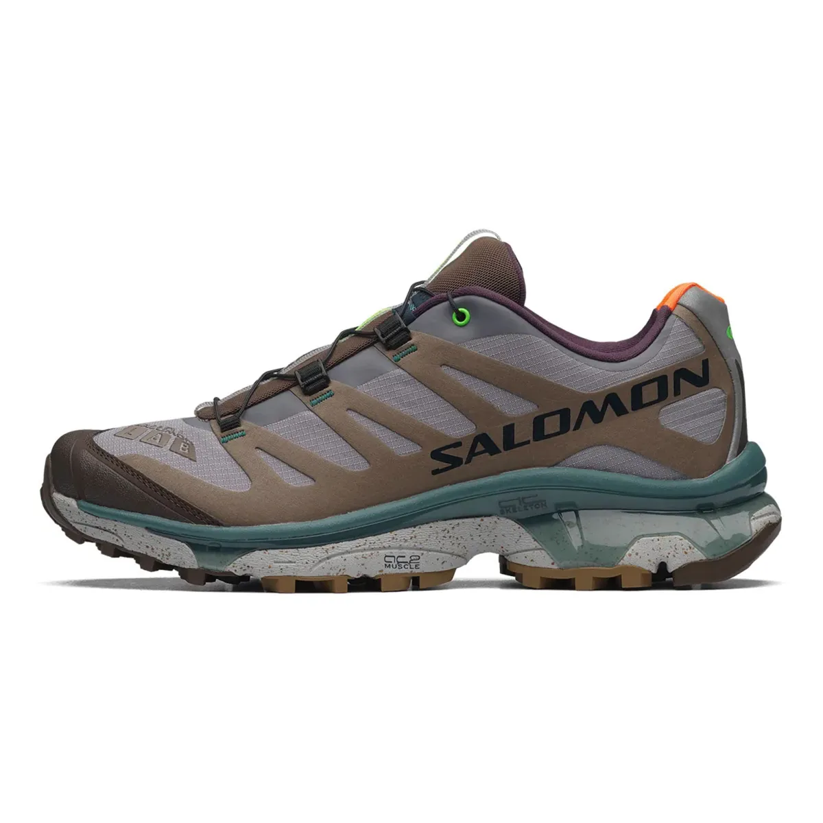 SALOMON x Bodega XT 4 Casual Running Shoes Men's Brown Purple