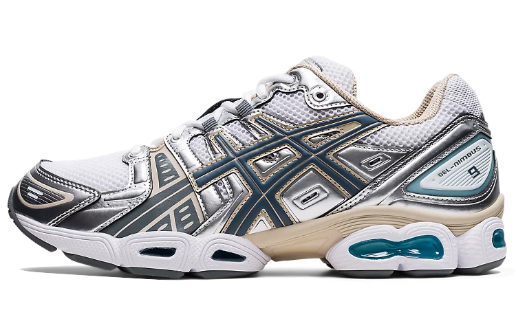 ASICS Gel Nimbus 9 White Steel Grey